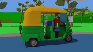 Green rickshaw and a trip around India  Educational trip and show of India [upl. by Adlog]