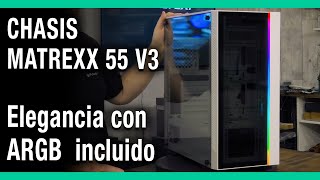 DeepCool MATREX 55 V3  Caja de PC elegante con ARGB [upl. by Odnalo289]