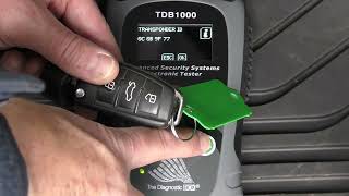 Audi A3 MQB Key Precoding and Key Programming an additional OE key using the TDB1100 [upl. by Rianon]