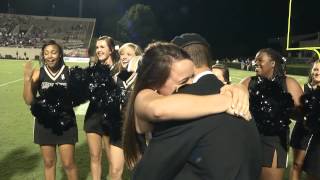 Wofford Cheerleader Gets The Surprise Of Her Life [upl. by Yael]