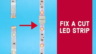 Fix Cut LED Strips  How to [upl. by Ycak]