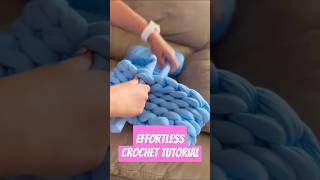 Effortless crochet tutorial [upl. by Anaugahs]