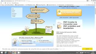 Word Datei in pdf umwandeln  kostenloses Tool  ohne Installation [upl. by Anawad]
