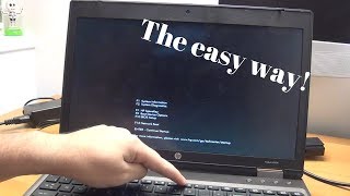 How to enter the BIOS on a HP ProBook laptop  The easy way [upl. by Nevaeh]