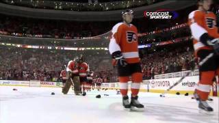 Danny Briere Overtime HatTrick Goal [upl. by Hartmann]