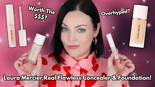 Laura Mercier Real Flawless Weightless Perfecting Concealer amp Foundation  Worth The Hype [upl. by Eidde622]