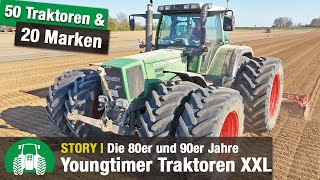 Youngtimer Traktoren XXL  Die legendären 80er und 90er Jahre  MbTrac Fendt Case IH  4KTrailer [upl. by Nomis]