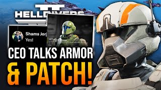 Helldivers 2  CEO Speaks on Twitch Drops Quality Patch amp Buffs [upl. by Chiles325]