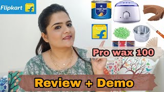 Pro wax100 wax heater from flipkart  flipkart pro wax 100 heater review  demo Best Wax Heater [upl. by Tavie]