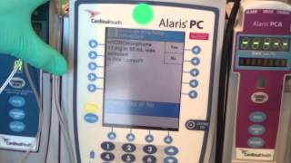 How to prime PCA with Alaris pump [upl. by Cassius]