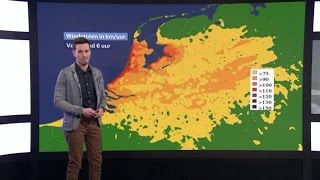 Buienradar NL 23 februari 2016 ochtend  RTL WEER [upl. by Lav]