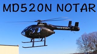 MD 520N NOTAR Helicopter review and flight [upl. by Raycher]