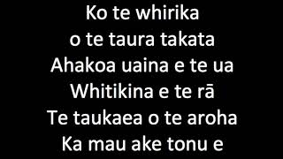 Te Taukaea o Te Aroha [upl. by Britte]