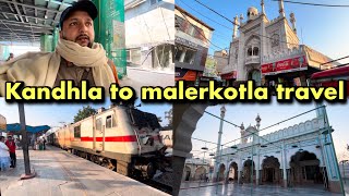 Kandhla to Punjab malerkotla travel vlog  Rizwan sidra vlog viralvideo travel [upl. by Evans]