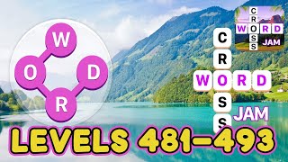 Crossword Jam Levels 481  493 Answers [upl. by Ejroj462]