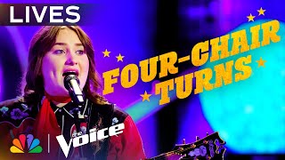 The Best FourChair Turns from Season 24  The Voice  NBC [upl. by Adnorahs]