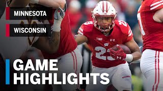 Highlights Minnesota Golden Gophers at Wisconsin Badgers  Big Ten Football [upl. by Hermione]