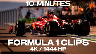 FORMULA 1  4K CLIPS  F1 EDITING PACK  10 MIN [upl. by Janene]