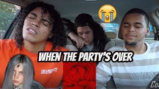 Billie Eilish  when the partys over Audio FIRST REACTION REVIEW [upl. by Nalak205]