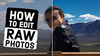 Adobe Camera RAW 101  How To Edit RAW Photos Basic Retouching Tutorial in Photoshop [upl. by Elinor52]