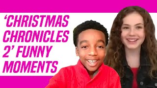 Christmas Chronicles 2 Netflix Cast Talks Funniest Moments amp More [upl. by Atsev]