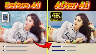 How to CONVERT LOW QUALITY VIDEO to 1280p Full HD or 4K  One Click With AI Power [upl. by Ednutabab41]