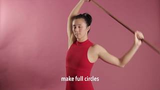 Katonah Yoga® Stick Routine  w Clare Lim  MovementLibrary  SharedSpace [upl. by Tuorah452]