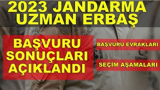 2023 JANDARMA UZMAN ERBAŞ SONUÇLARI AÇIKLANDI 04102022 [upl. by Dopp]