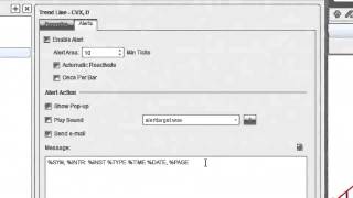 Trend Lines Templates  eSignal 11 Trading Platform  Making Trading more efficient [upl. by Lacy]