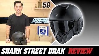 Shark Street Drak Helmet Review at SpeedAddictscom [upl. by Acimot558]