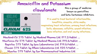 Amoxicillin And potassium clavunate Tab uses  indication and disease [upl. by Roel]