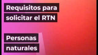 RTN Honduras Requisitos para obtenerlo [upl. by Thom471]