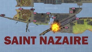 Saint Nazaire Raid 1942 Animated [upl. by Pulchi870]