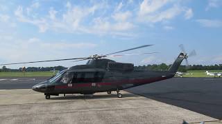 Sikorsky S76B Engine Start Up amp Departure at Princeton Airport 39N [upl. by Weinberg374]