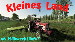 LS 19 Kleines Land 5 Juhu Mähwerk für´n Tausender läuft [upl. by Ihskaneem]