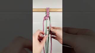 Aztec Sun Bar  Macrame Knot Tutorial [upl. by Arly]