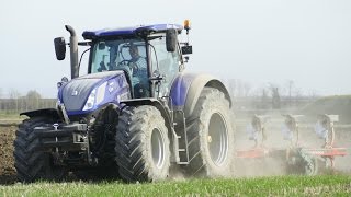 New Holland T7315 Heavy Duty Blue Power  T7050  Supertino SP140  VogelampNoot [upl. by Nabru]