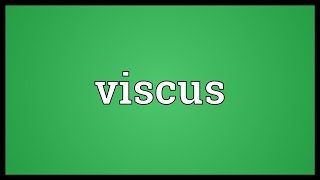 Viscus Meaning [upl. by Adrianne]