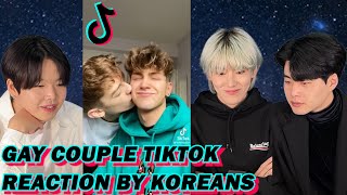 🏳️‍🌈Gay Couple TikTok Compilation Reaction by Koreans [upl. by Setsero]