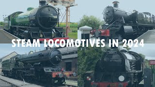 Steam Locomotives in 2024 [upl. by Osmund716]