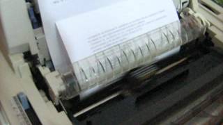 Epson LQ 870  dot matrix printer [upl. by Lilak]