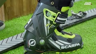 Scarpa  F1 TR  Chaussure de ski de randonnée  Snowleadercom [upl. by Ellehsat228]