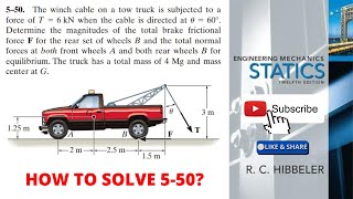 550 hibbeler statics chapter 5  hibbeler statics  hibbeler [upl. by Idalina]