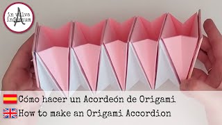 Tutorial Acordeon de Origami o Papiroflexia [upl. by Edson]