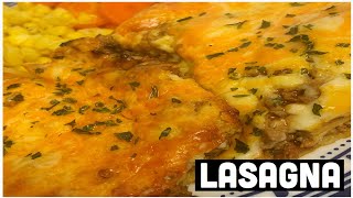 HOW TO COOK LASAGNA  WITH WHITE SAUCE [upl. by Emirak863]