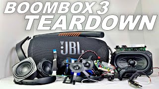 JBL BOOMBOX 3 COMPLETE TEARDOWN [upl. by Airan481]