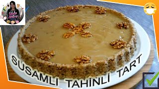 tahinli tart kek tarifi 100 tam tarif ✅ [upl. by Handler]