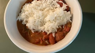 Best Easy Crockpot New Orleans Cajun Style Red Beans and Rice Recipe [upl. by Elbam]