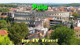 Rundgang durch die historische Altstadt Pula Istrien Kroatien jop TV Travel [upl. by Mauretta115]