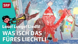 Kinderlied Was isch das für es Liechtli  Lose Luege Liedli  SRF Kids [upl. by Wardlaw]